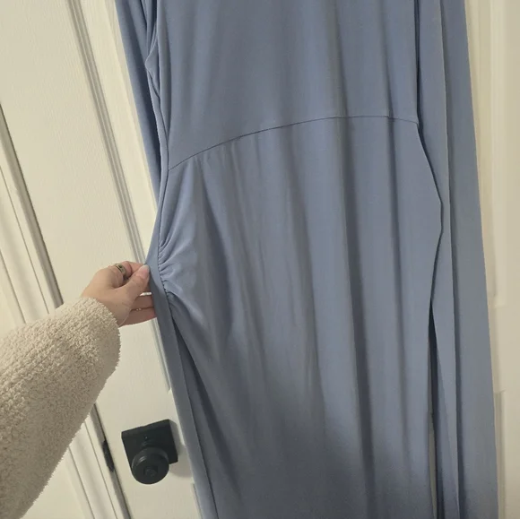 Club L London Divine Timing Cape Sleeves Maternity Maxi Dress Size L/12 - Picture 8 of 12